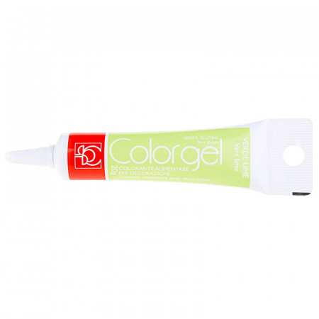 Краситель пищевой гелевый Colorgel: Vert Lime (Лимонно-Зелёный: Лайм) | 20-100 гр