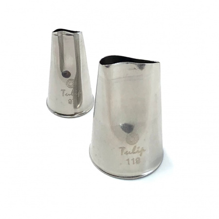 Кондитерская насадка 119 Tulip, Корея, прорезь 19 мм лепесток 2-й изогнутый