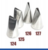 Набор кондитерских насадок 124, 125, 126, 127 Tulip™, 4 шт, лепесток розы прямой