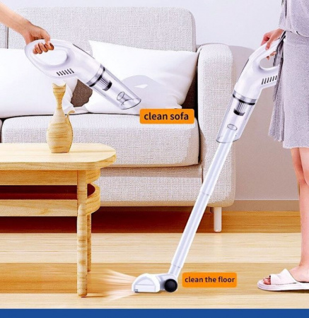 Пылесос вакуумный беспроводной для дома и авто JB-168