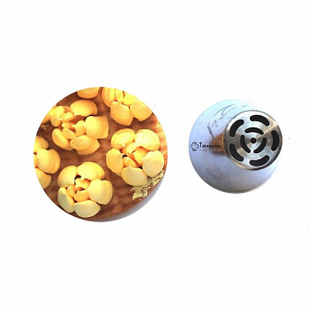 мини Насадка Цветок №124 Анжелик | М размер (mini Russian Flower Nozzle #124 Angelique | М size | by Tulip Workshop) мини Насадка Цветок №124 Анжелик | М размер (mini Russian Flower Nozzle #124 Angelique | М size | by Tulip Workshop)