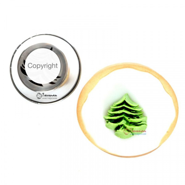 Насадка Рождественская Ель №217 | XL размер (Russian Nozzle #217 Christmas tree | XL size | By Tulip Workshop) Насадка Рождественская Ель №217 | XL размер (Russian Nozzle #217 Christmas tree | XL size | By Tulip Workshop)