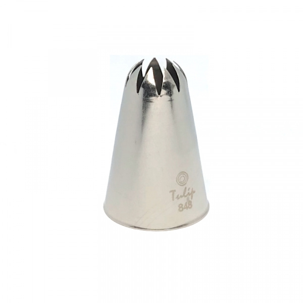 Кондитерская насадка закрытая звезда №848 Tulip™ (diam.10 mm; 9лучей) Кондитерская насадка закрытая звезда №848 Tulip™ (diam.10 mm; 9лучей)