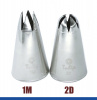 Кондитерская насадка 1M Tulip™ полузакрытая звезда, 6 лучей, Ø 7-13 мм, Korea Кондитерская насадка 1M Tulip™ полузакрытая звезда, 6 лучей, Ø 7-13 мм, Korea