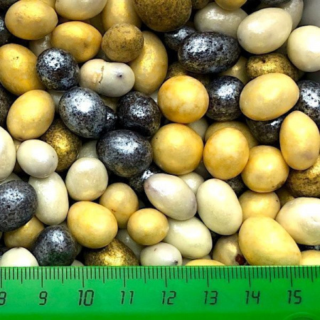 Мягкое шоколадное драже конфеты Арахис Ассорти 0.1 - 3 кг