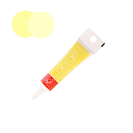 Краситель пищевой гелевый Colorgel: Jaune Clair/Giallo Chiaro (Светлый ЖЁЛТЫЙ) | 20-100 гр