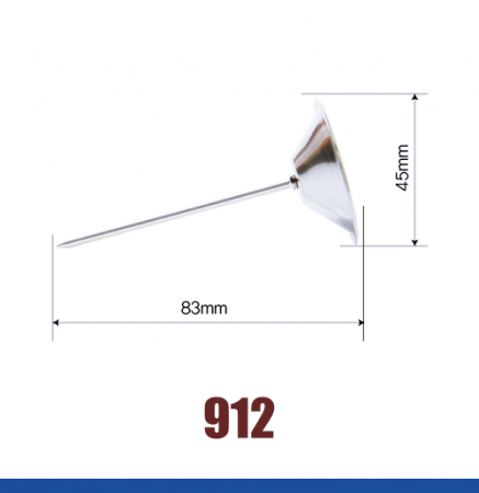 Кондитерский гвоздик 912, 912D Tulip™ вогнутый для лилий Ø 40 мм