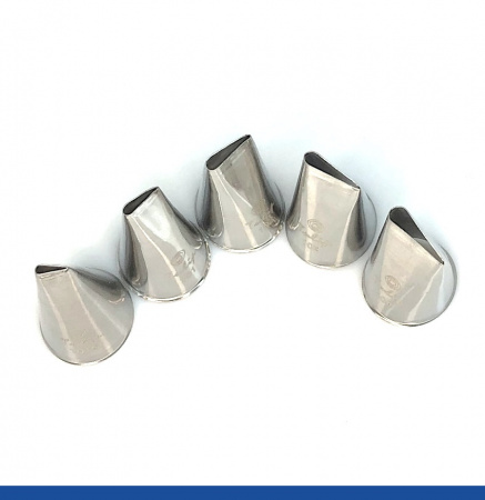 Кондитерские насадки лепесток розы малый прямой №101s(264),101, 102, 103, 104 Tulip™ | набор 5 шт