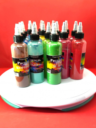 Пищевой краситель распылитель сухой 50 гр•18 шт Миррор Орнамент | Набор 18 цветов